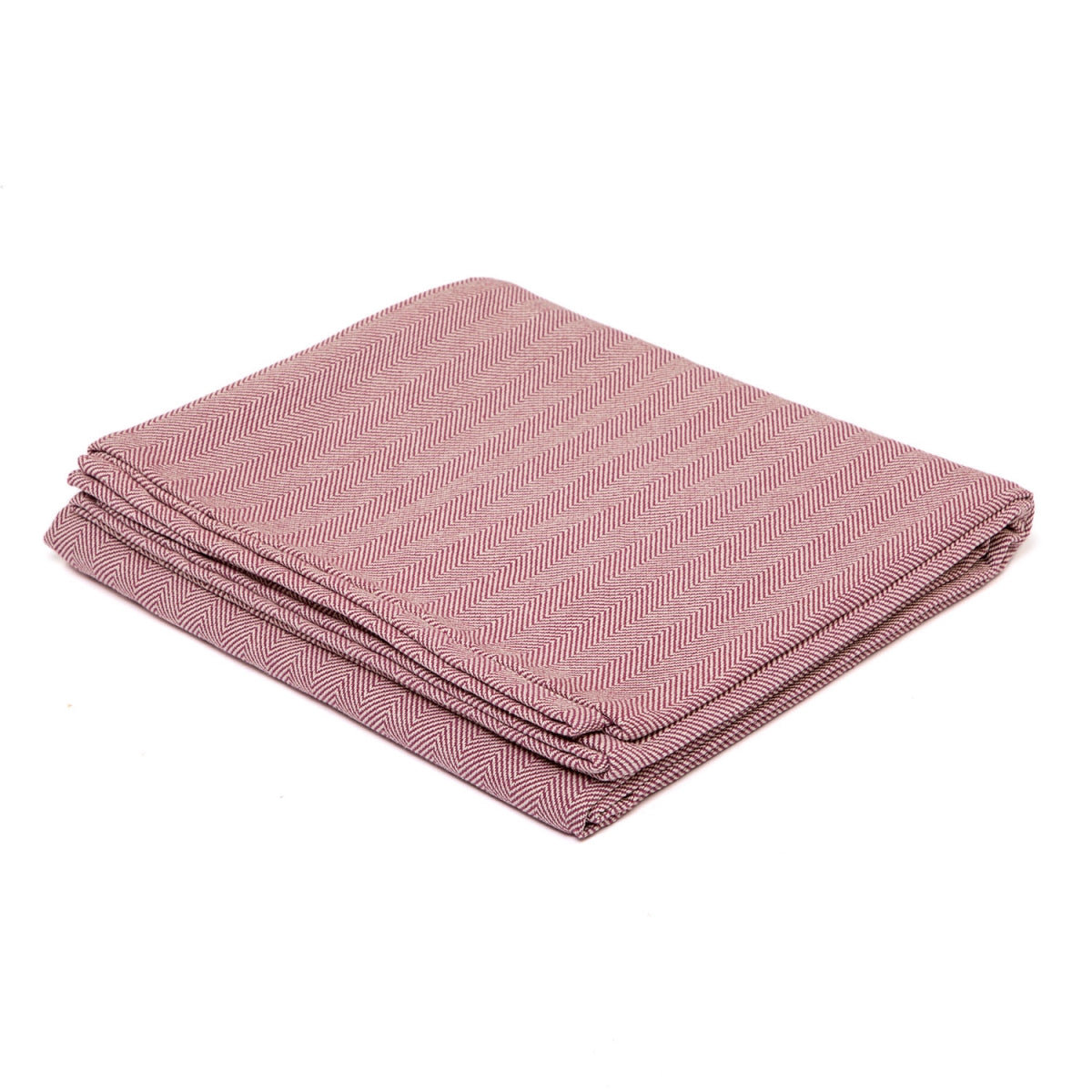 200cm EXTRA LONG Traditional NIDRA Herringbone patterned Cotton Yoga Blanket