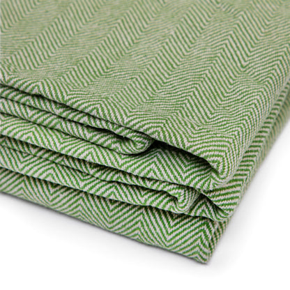 200cm EXTRA LONG Traditional NIDRA Herringbone patterned Cotton Yoga Blanket