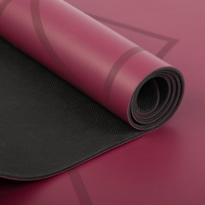 PHOENIX Natural Rubber Yoga Mats with PU Coating - printed designs