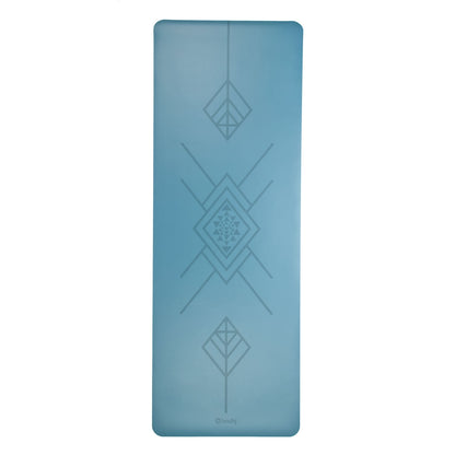 PHOENIX Natural Rubber Yoga Mats with PU Coating - printed designs