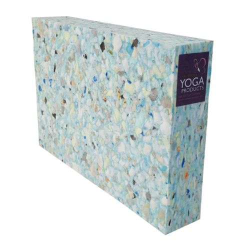 2 x Recycled Chip Foam FULL Height Yoga Blocks - Pack of 2