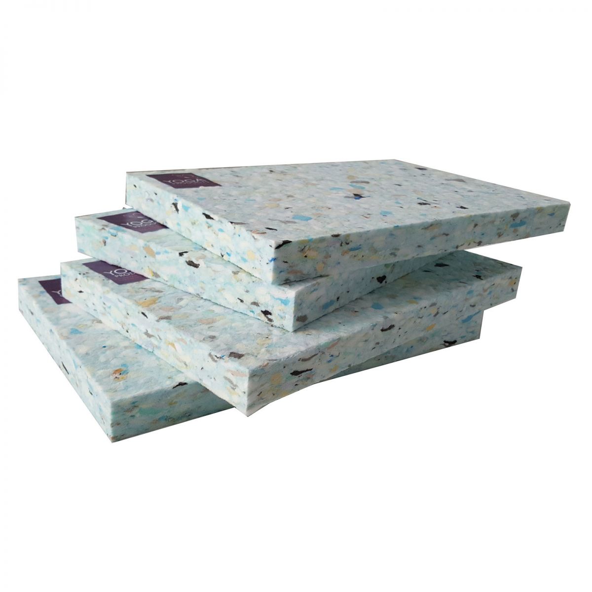 Recycled Chip Foam HALF Height Yoga Block