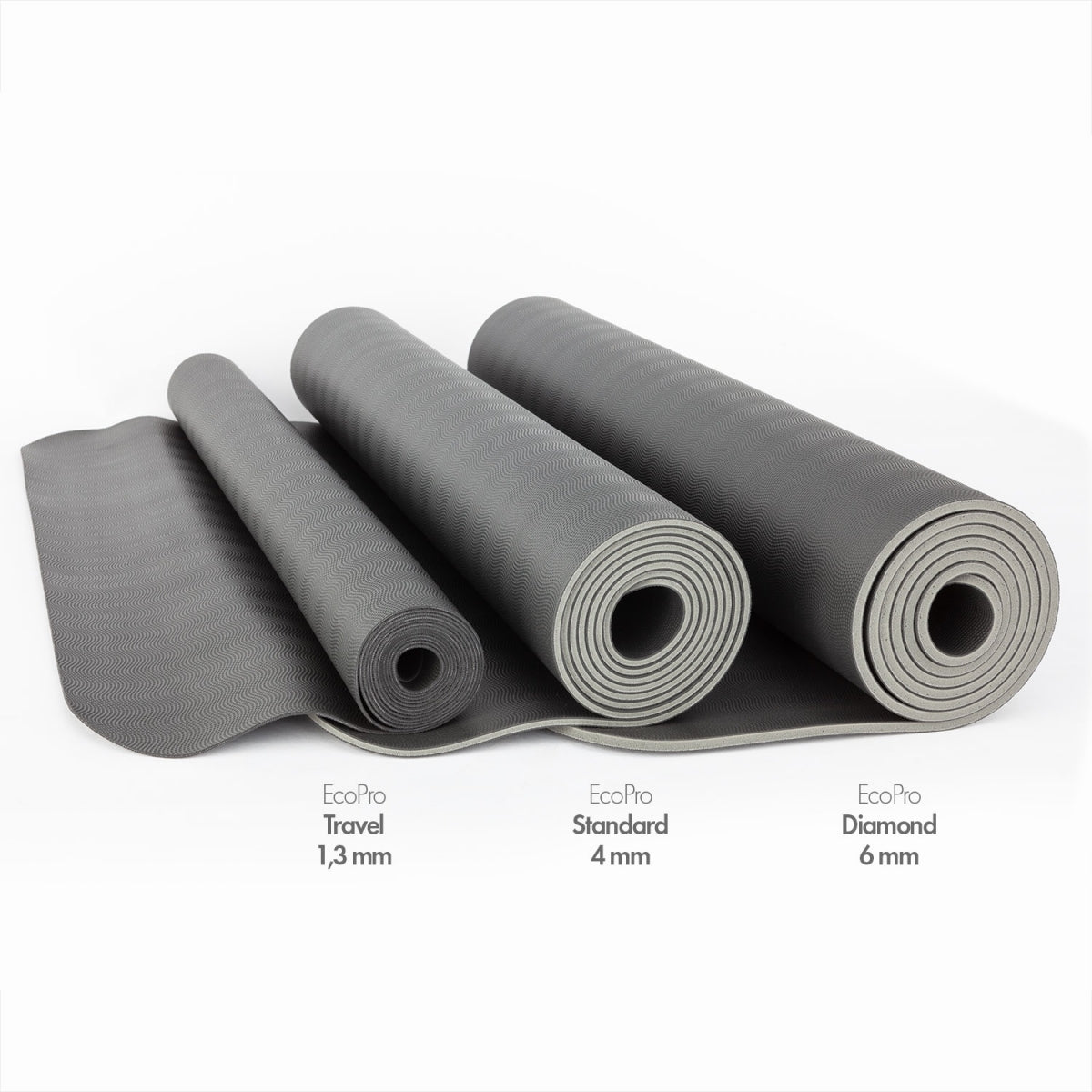 XL XW EcoPRO Natural Rubber Standard Yoga Mat - 4mm Thick - 200cm EXTRA LONG and 66cm EXTRA WIDE