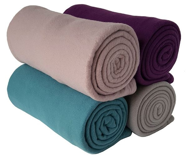 200cm EXTRA LONG Lightweight Yoga Fleece Blanket