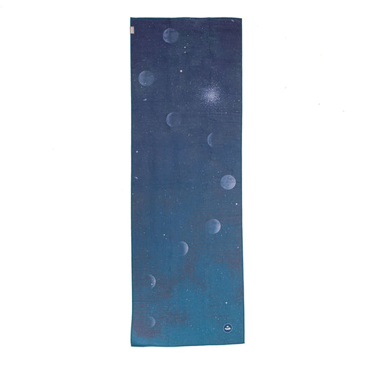 Hot Yoga Grip Towel² with anti-slip Silicone Dots | Dusty Moon print design