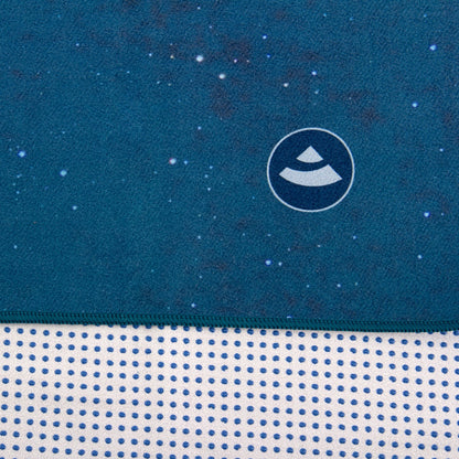 Hot Yoga Grip Towel² with anti-slip Silicone Dots | Dusty Moon print design