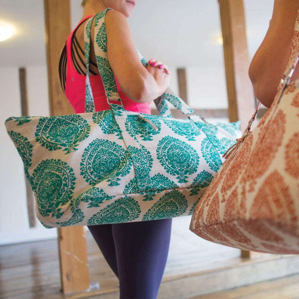 DELUXE Orange Yoga Prop Bag | Holdall Kit Bag