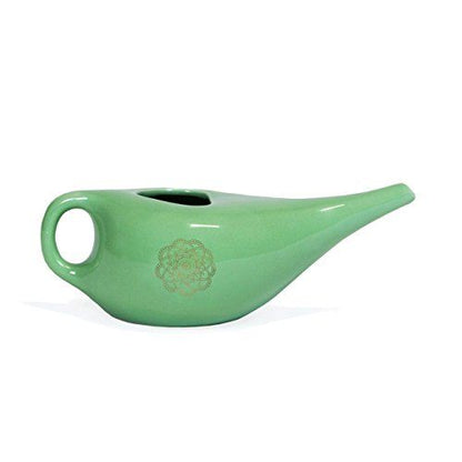 Nasal Neti Pot with Mandala Pattern | Ceramic Neti Pot