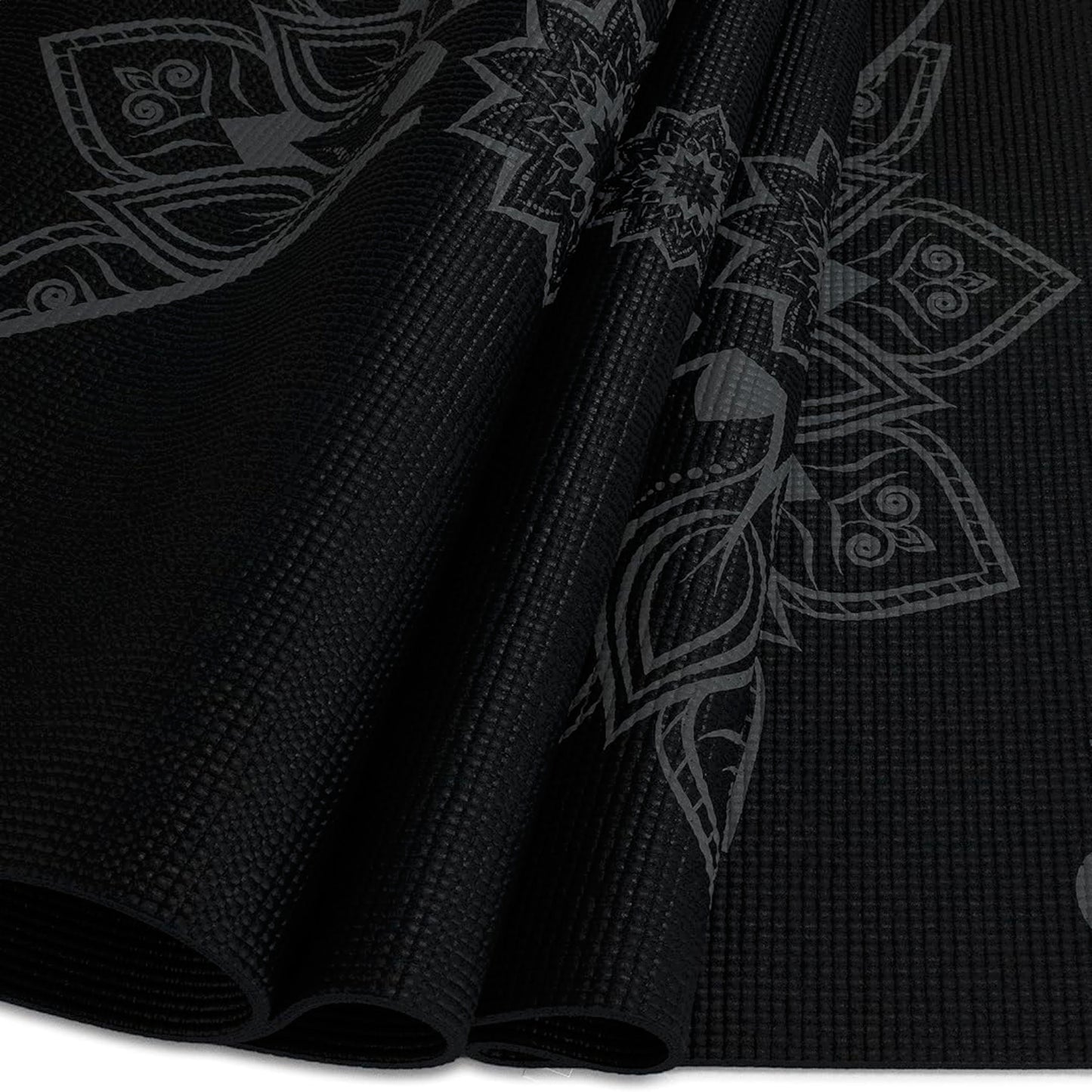183cm Mandala Alignment Print Yoga Mat - 4mm