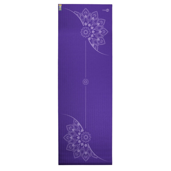 183cm Mandala Alignment Print Yoga Mat - 4mm