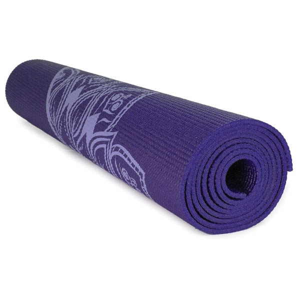 183cm Mandala Alignment Print Yoga Mat - 4mm