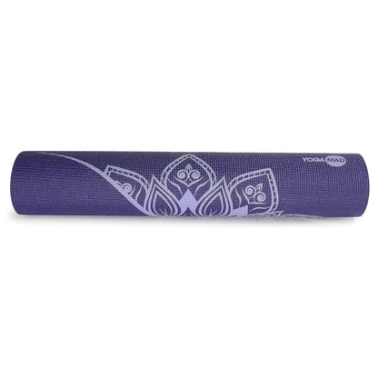 183cm Mandala Alignment Print Yoga Mat - 4mm