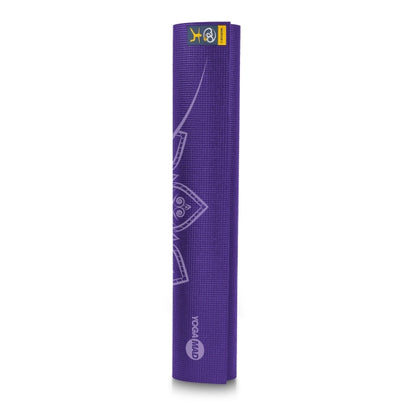 183cm Mandala Alignment Print Yoga Mat - 4mm