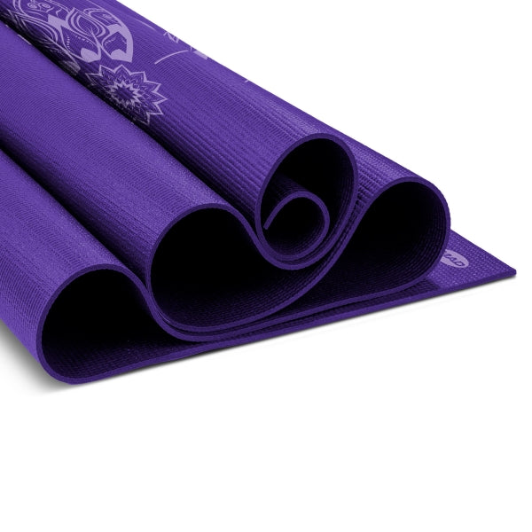 183cm Mandala Alignment Print Yoga Mat - 4mm